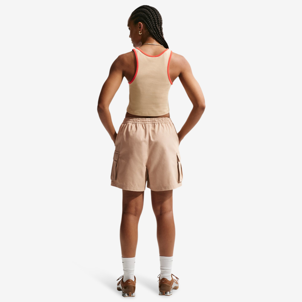 Nike NSW Street 5" Cargo Shorts Image 4 of 4. Tap to open photo gallery.