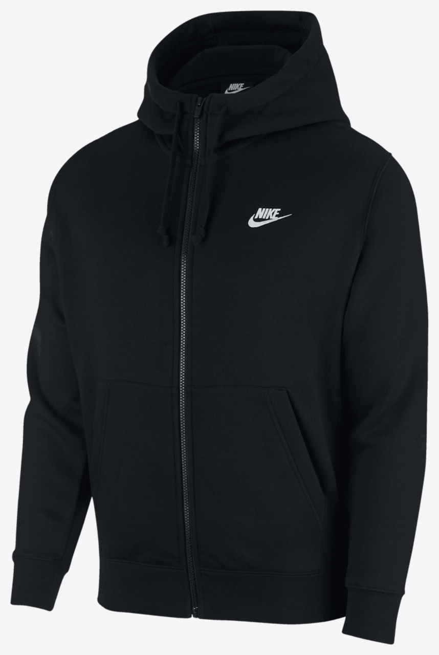 Nike Club Full-Zip Hoodie Image 2 of 10. Tap to open photo gallery.