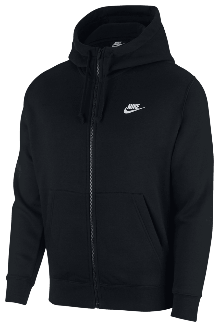 Nike Club Full-Zip Hoodie Image 2 of 10. Tap to open photo gallery.