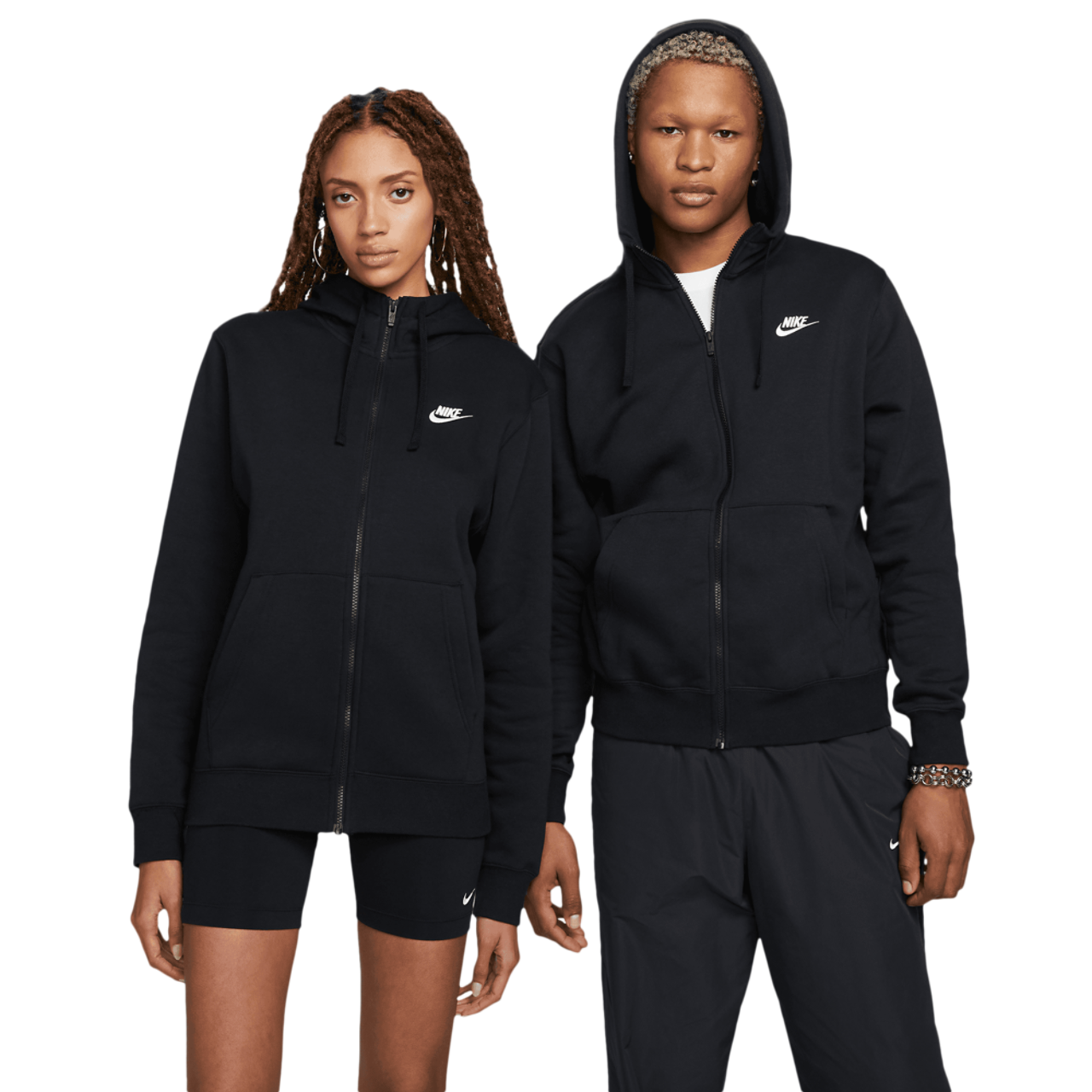Nike Club Full-Zip Hoodie Image 4 of 10. Tap to open photo gallery.