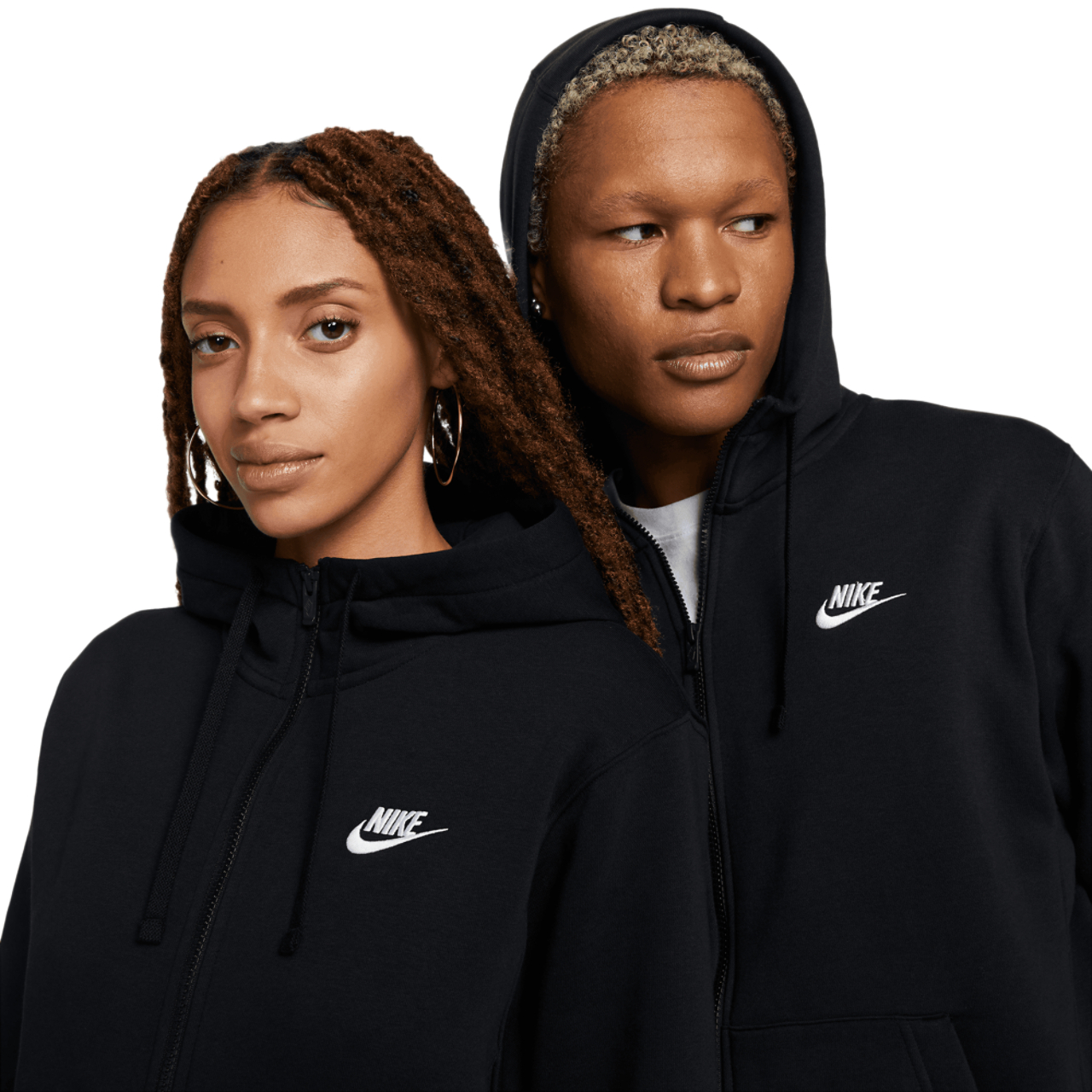 Nike Club Full-Zip Hoodie Image 6 of 10. Tap to open photo gallery.