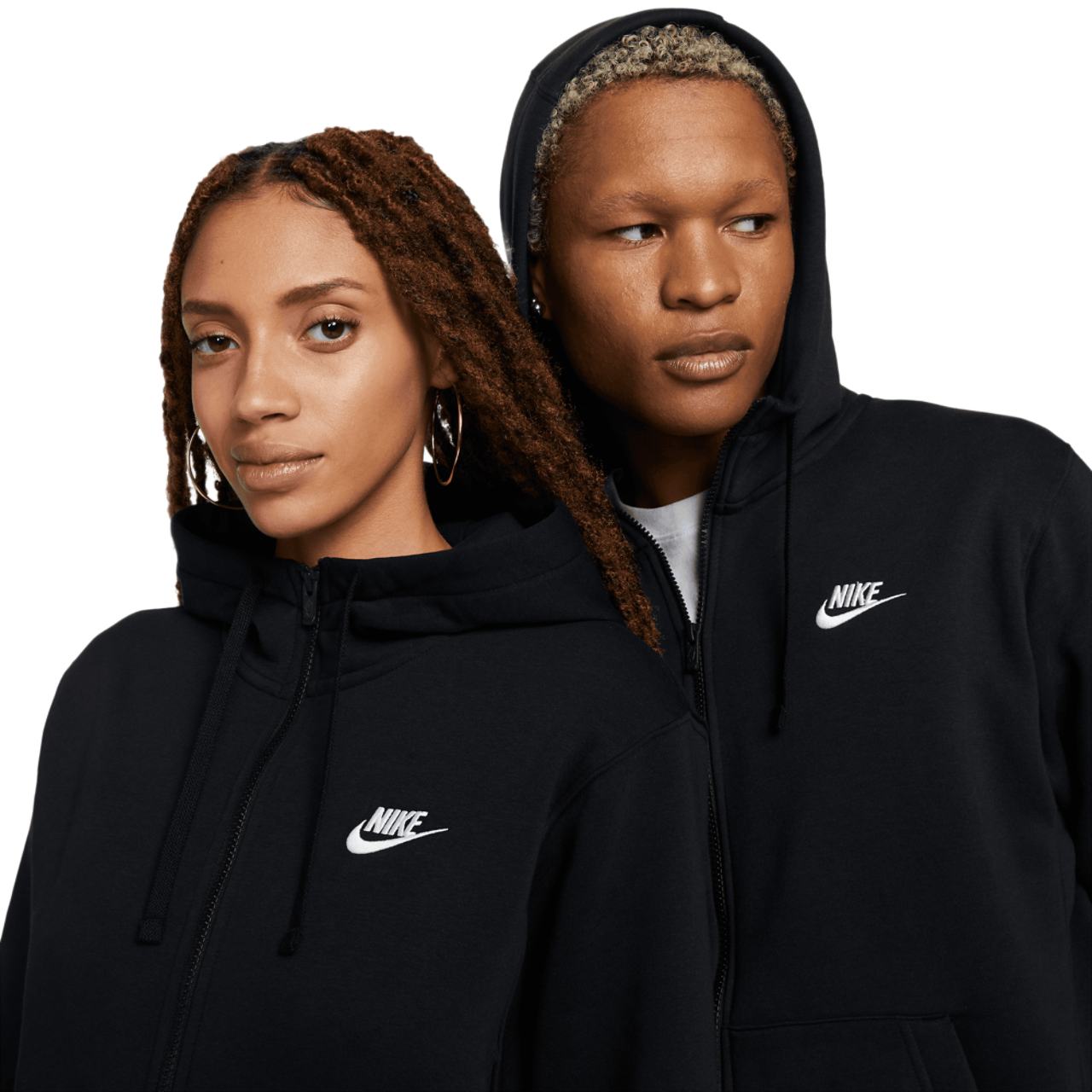 Nike Club Full-Zip Hoodie Image 6 of 10. Tap to open photo gallery.