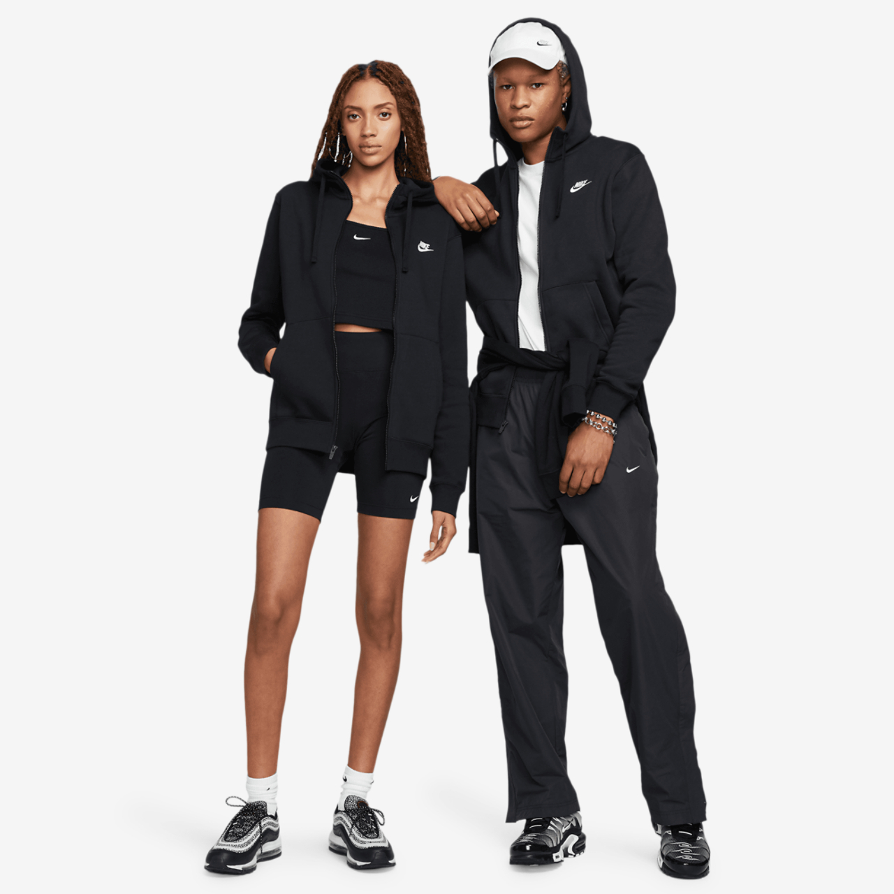 Nike Club Full-Zip Hoodie Image 10 of 10. Tap to open photo gallery.