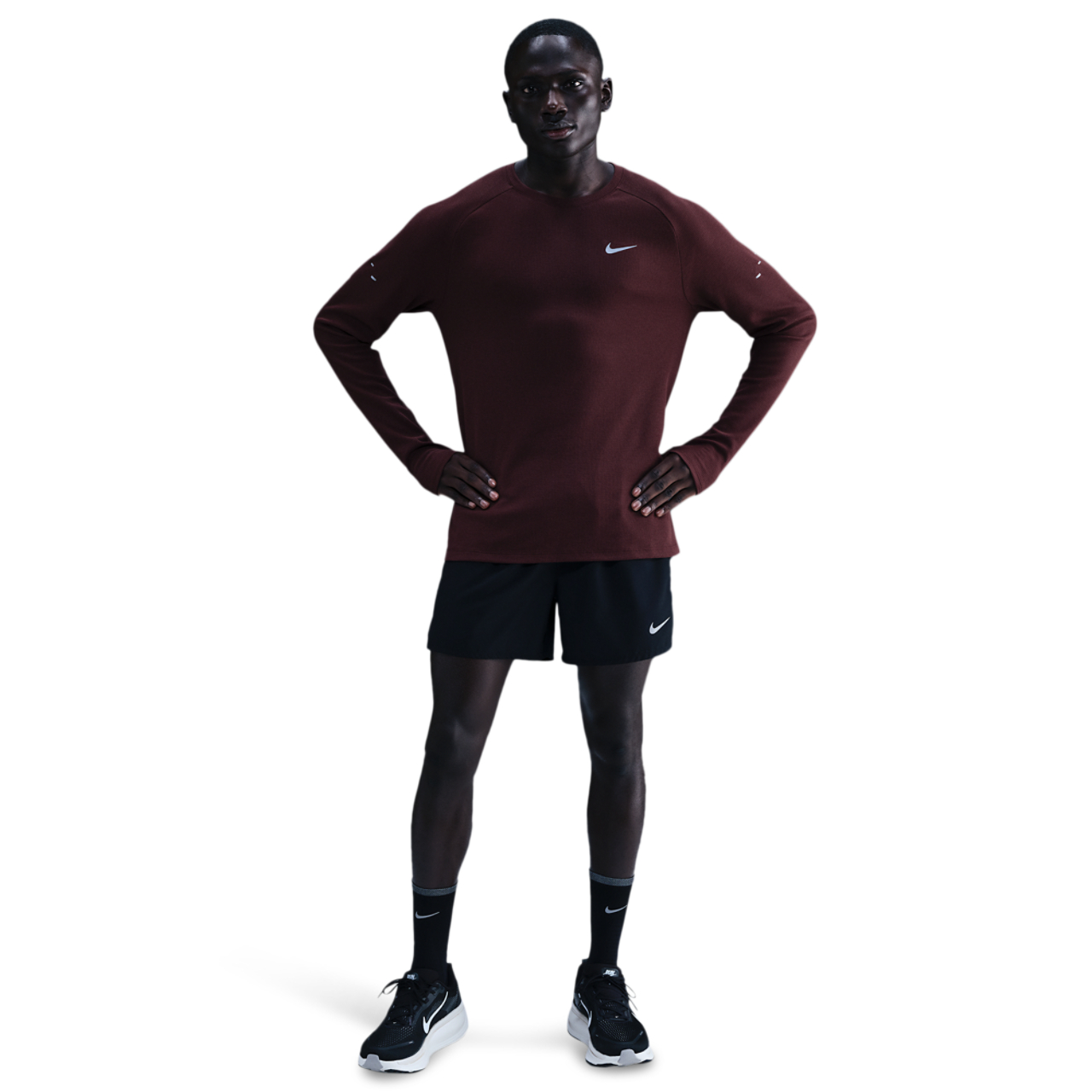 Nike Dri-FIT STRIDE WAFFLE CREW Image 3 of 4. Tap to open photo gallery.