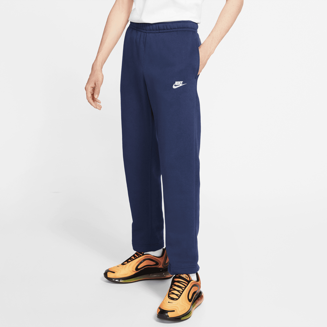 Nike Open Hem Club Pants Image 1 of 8. Tap to open photo gallery.