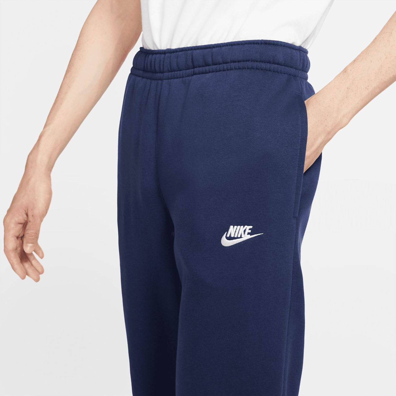 Nike Open Hem Club Pants Image 3 of 8. Tap to open photo gallery.
