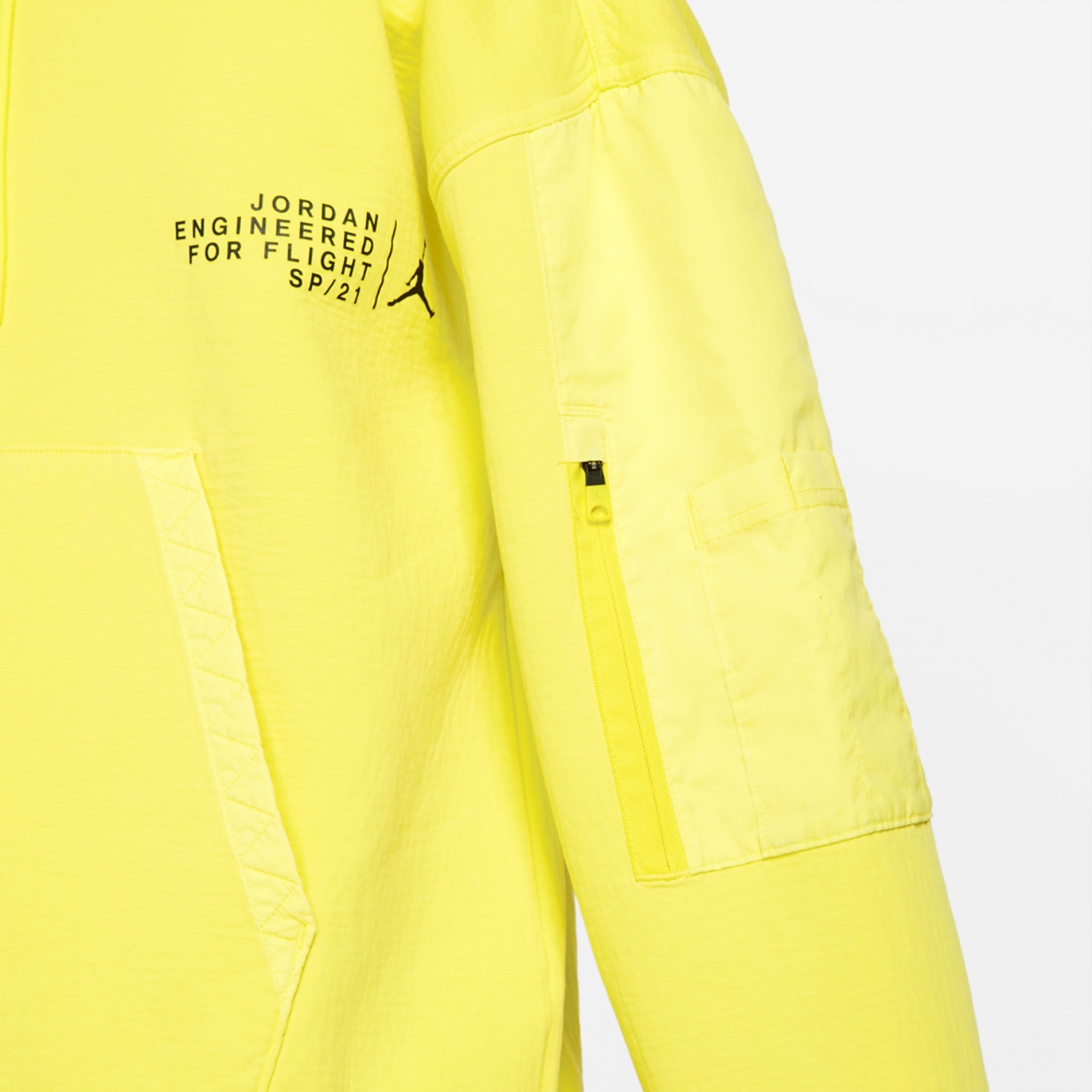 Jordan 23 Engineered Fleece Pullover Hoodie Image 5 of 6. Tap to open photo gallery.