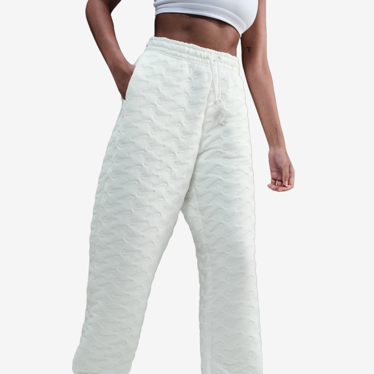 Nike NSW Phoenix HR Oversized AOJ Pant Image 1 of 4. Tap to open photo gallery.