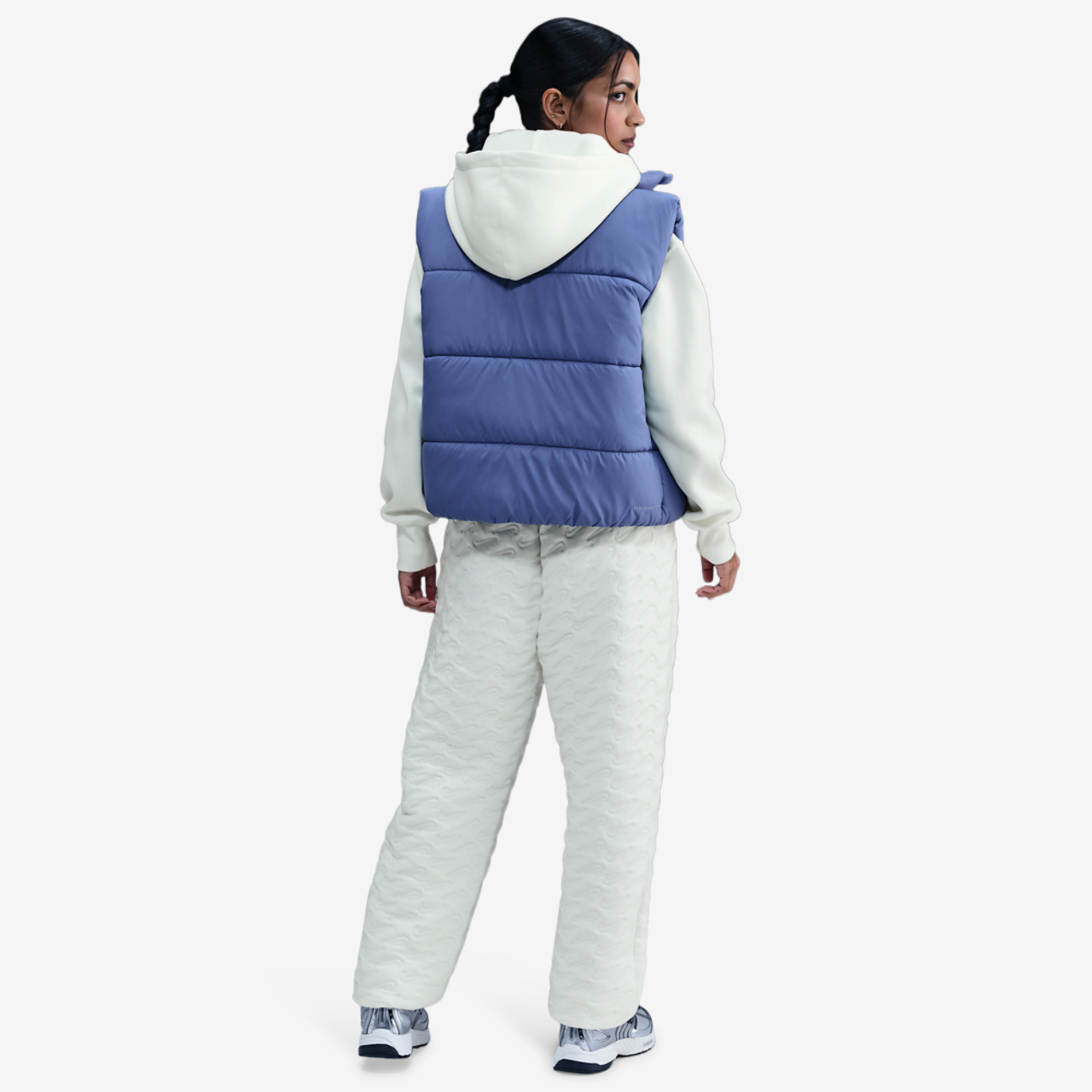 Nike NSW Phoenix HR Oversized AOJ Pant Image 4 of 4. Tap to open photo gallery.