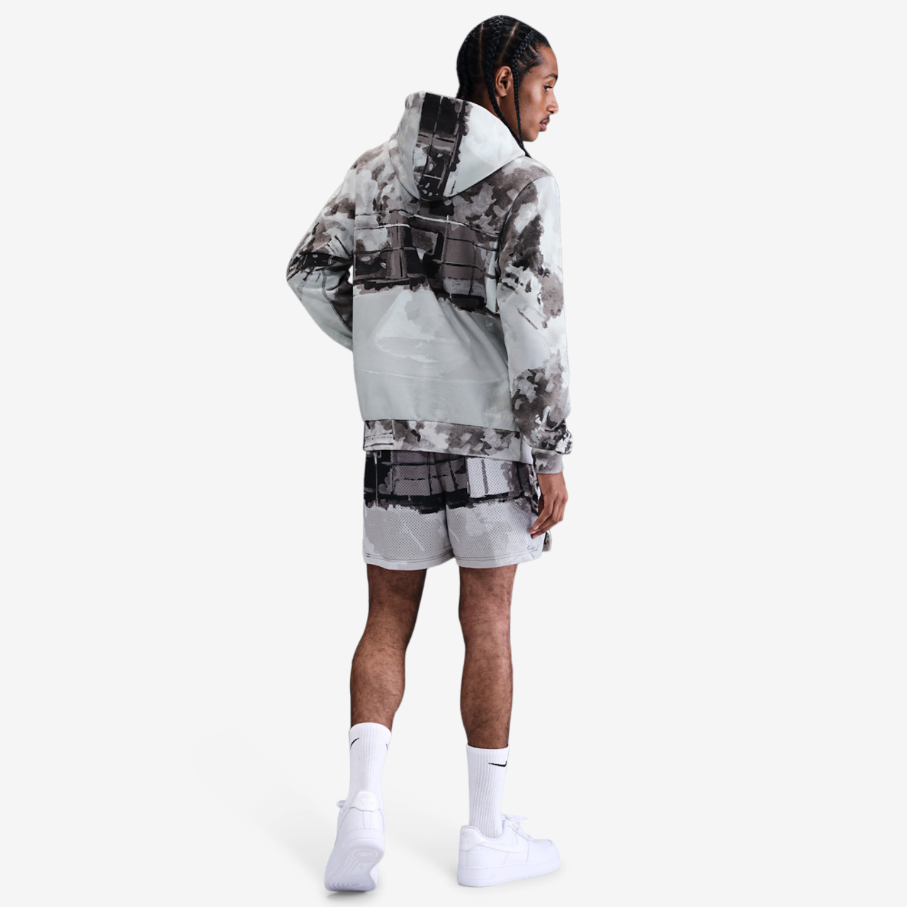 Nike TF SI Brushed Pullover Hoodie Image 4 of 4. Tap to open photo gallery.