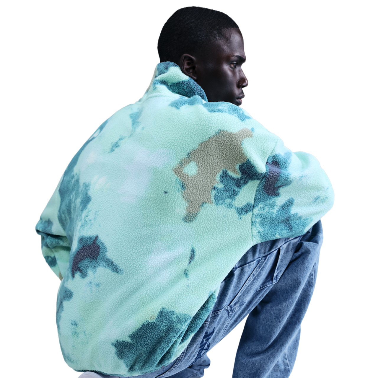 Nike Sherpa Half Zip Jacket NAOS Image 2 of 4. Tap to open photo gallery.