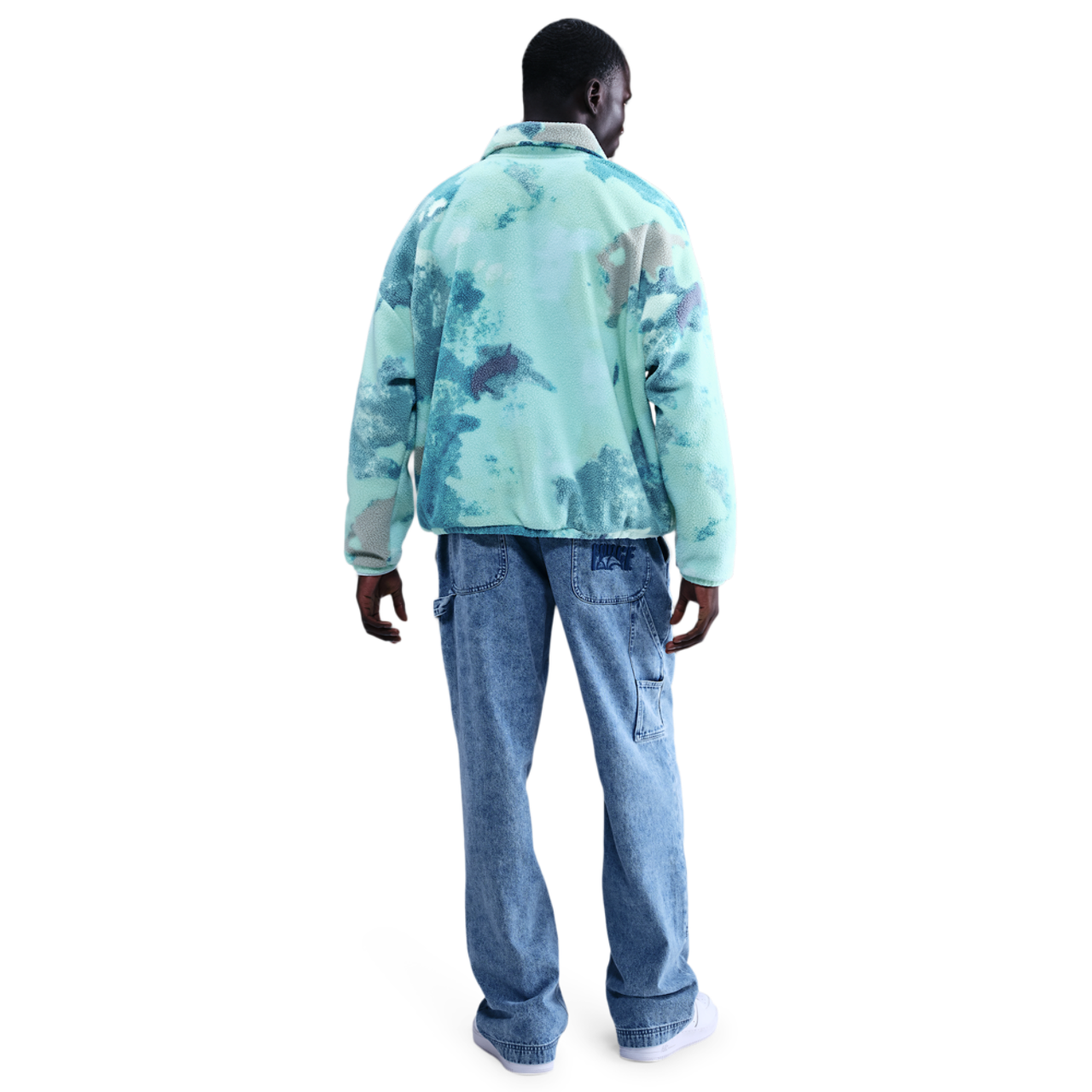 Nike Sherpa Half Zip Jacket NAOS Image 4 of 4. Tap to open photo gallery.