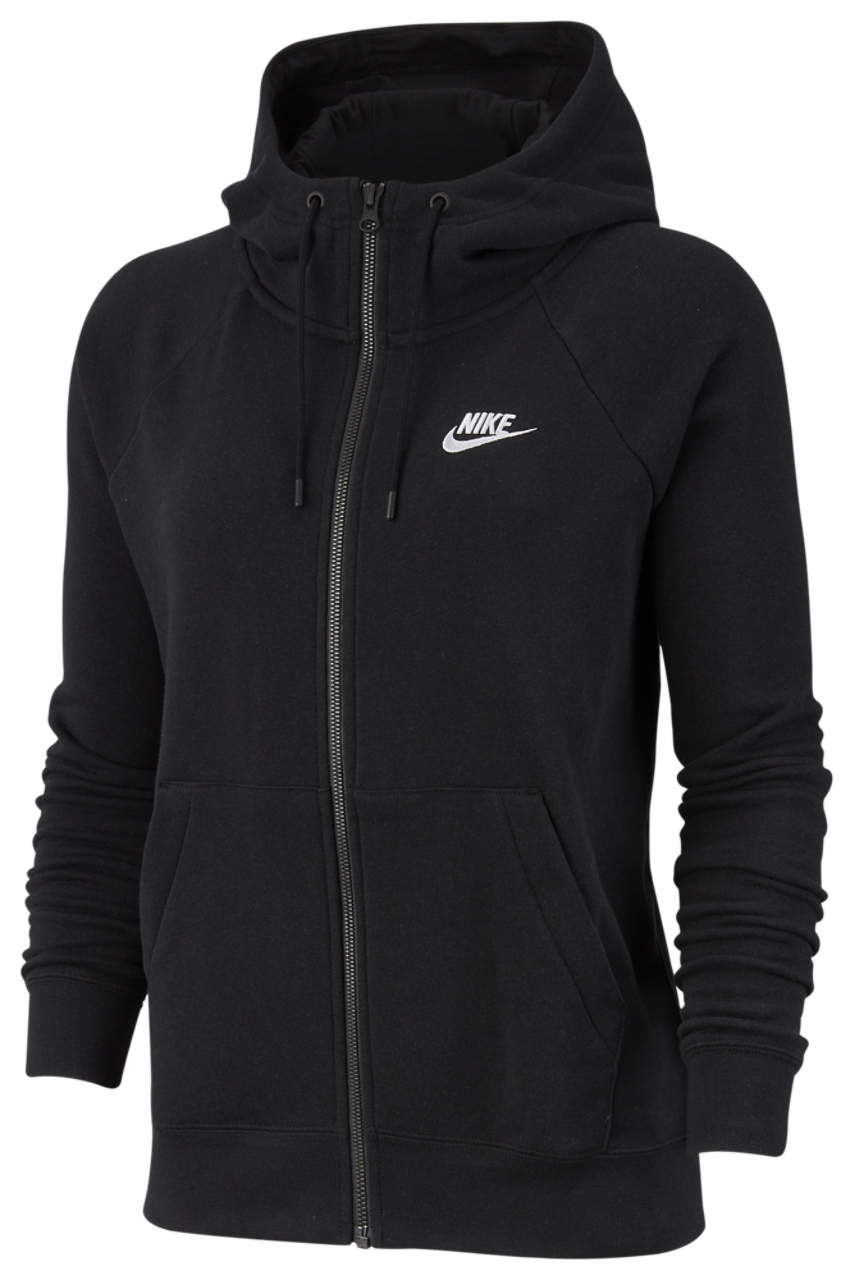 Nike Essential Full-Zip Fleece Hoodie Image 1 of 2. Tap to open photo gallery.