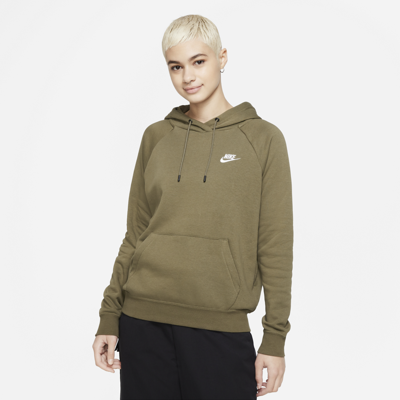 Nike Essential Hoodie Pullover Fleece Image 1 of 5. Tap to open photo gallery.