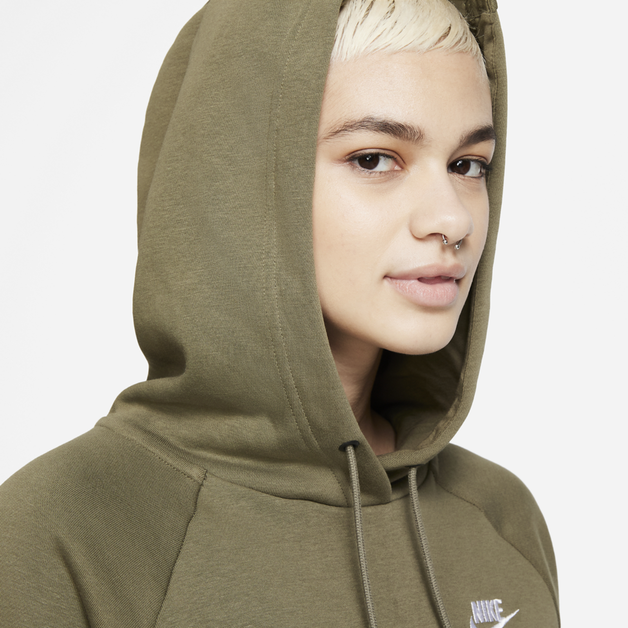Nike Essential Hoodie Pullover Fleece Image 3 of 5. Tap to open photo gallery.