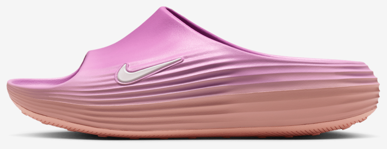 Nike ReactX Rejuven8 Slides Image 2 of 5. Tap to open photo gallery.