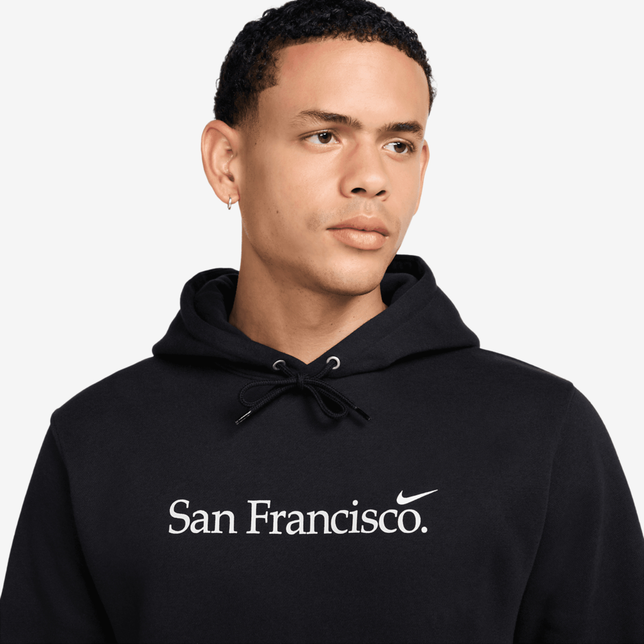 Nike San Francisco Club BB Pullover Hoodie Image 3 of 6. Tap to open photo gallery.