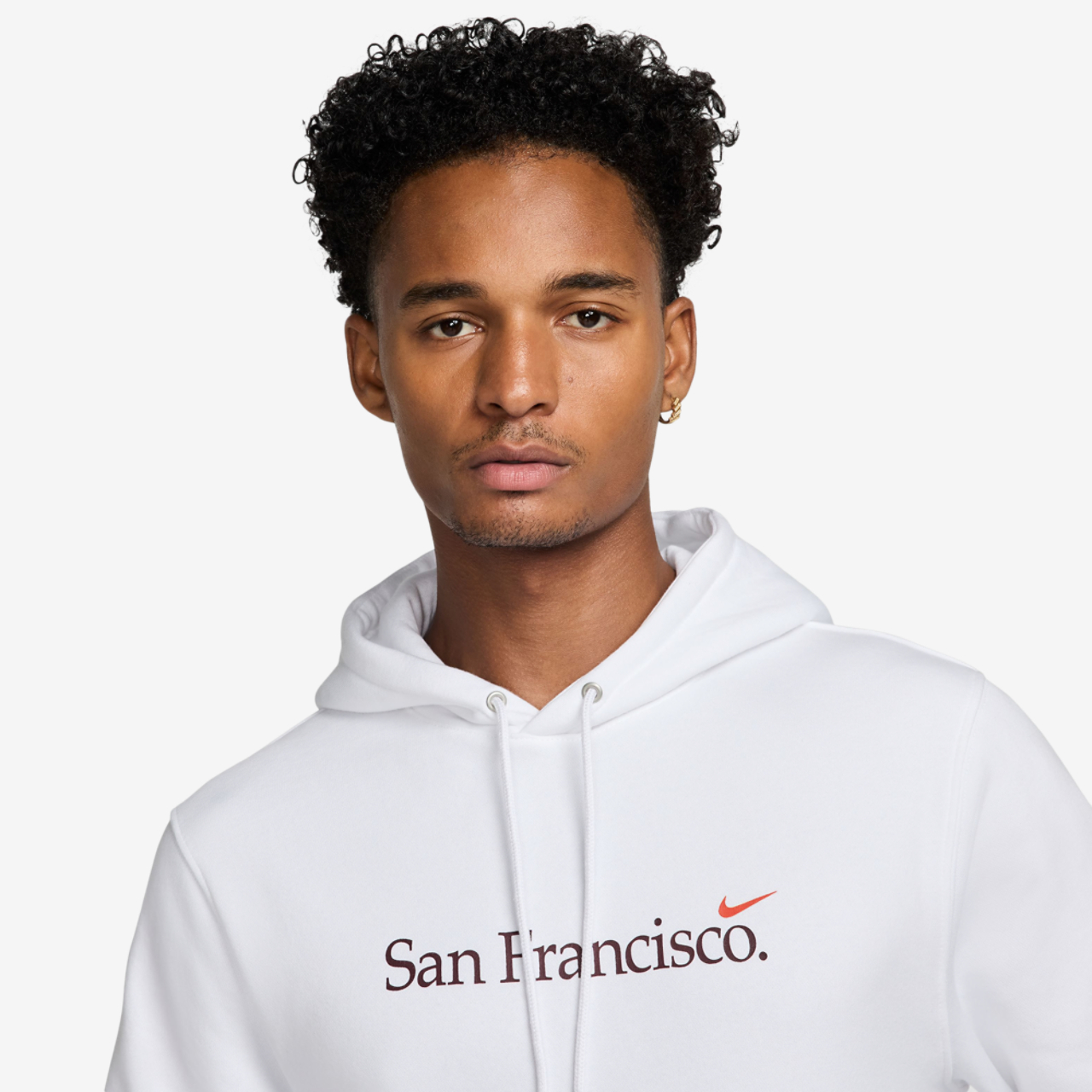 Nike San Francisco Club BB Pullover Hoodie Image 3 of 5. Tap to open photo gallery.