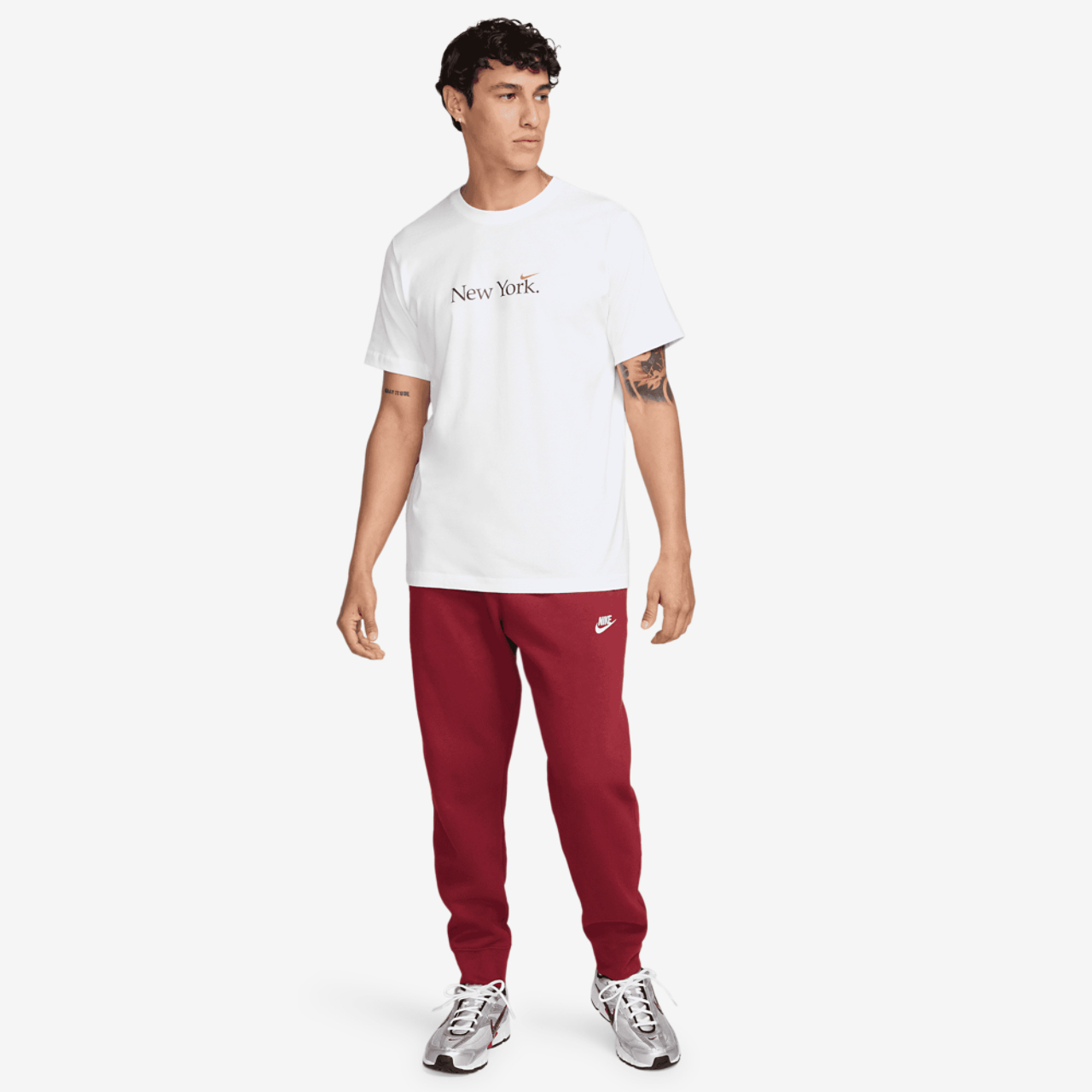 Nike NYC Short Sleeve Crew T-Shirt Image 4 of 4. Tap to open photo gallery.