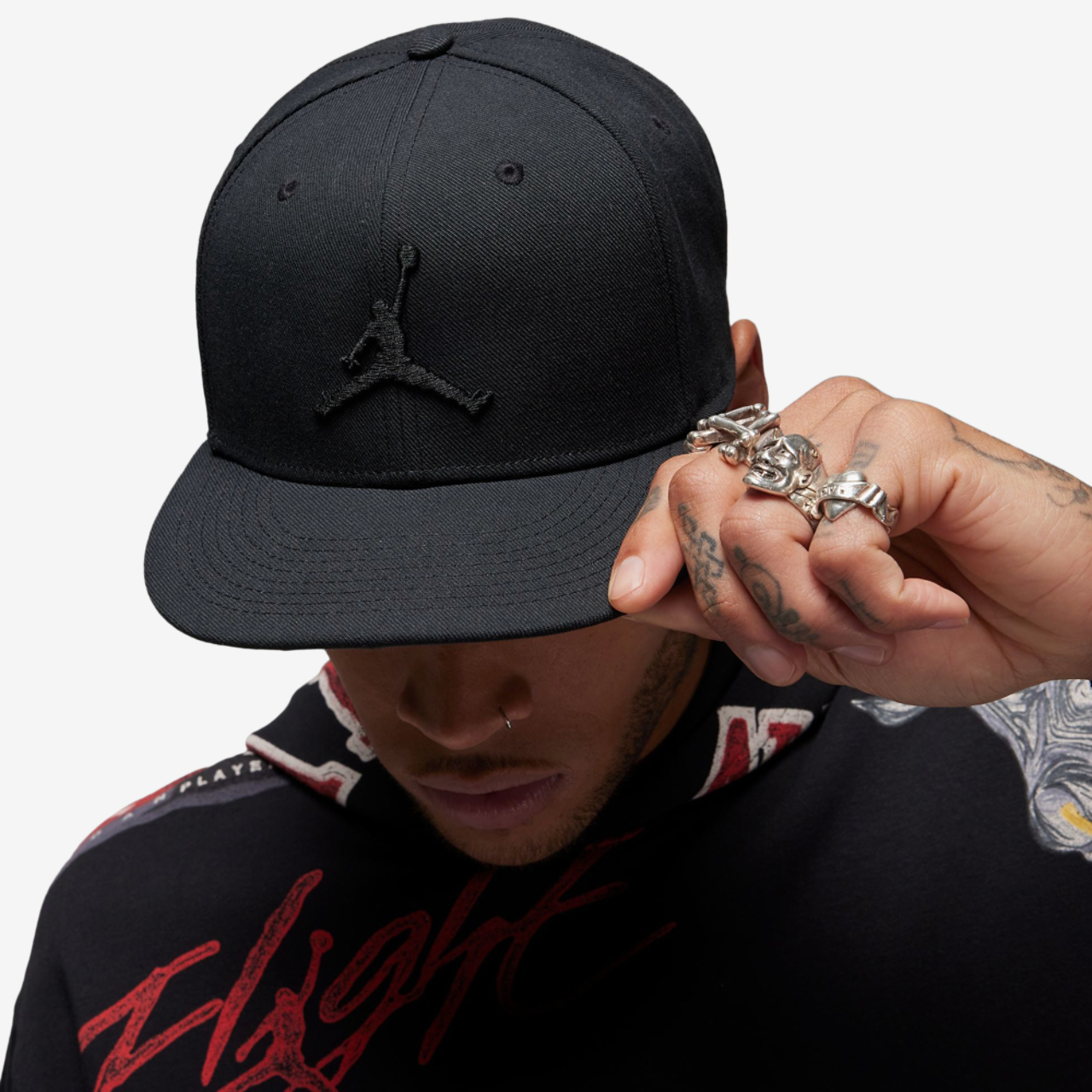 Jordan Pro Snapback Jumpman Image 3 of 3. Tap to open photo gallery.