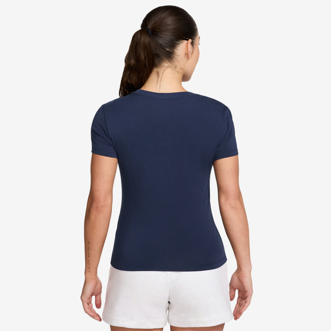 Nike Chill Knit Crop T-Shirt Image 2 of 3. Tap to open photo gallery.
