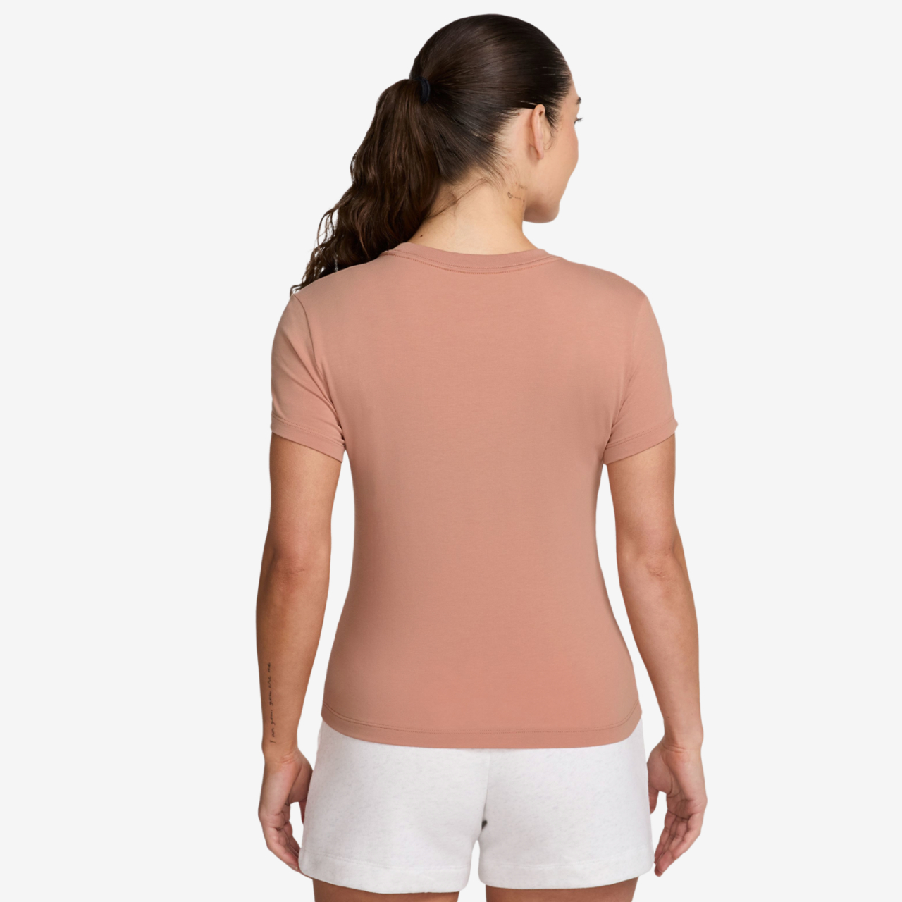 Nike Chill Knit Crop T-Shirt Image 2 of 3. Tap to open photo gallery.