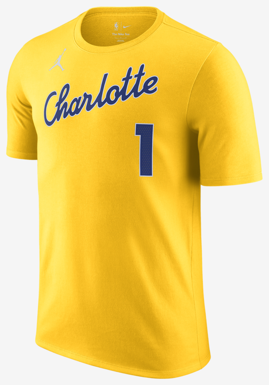 Nike Hornets Essential Statement NN T-Shirt Image 1 of 2. Tap to open photo gallery.
