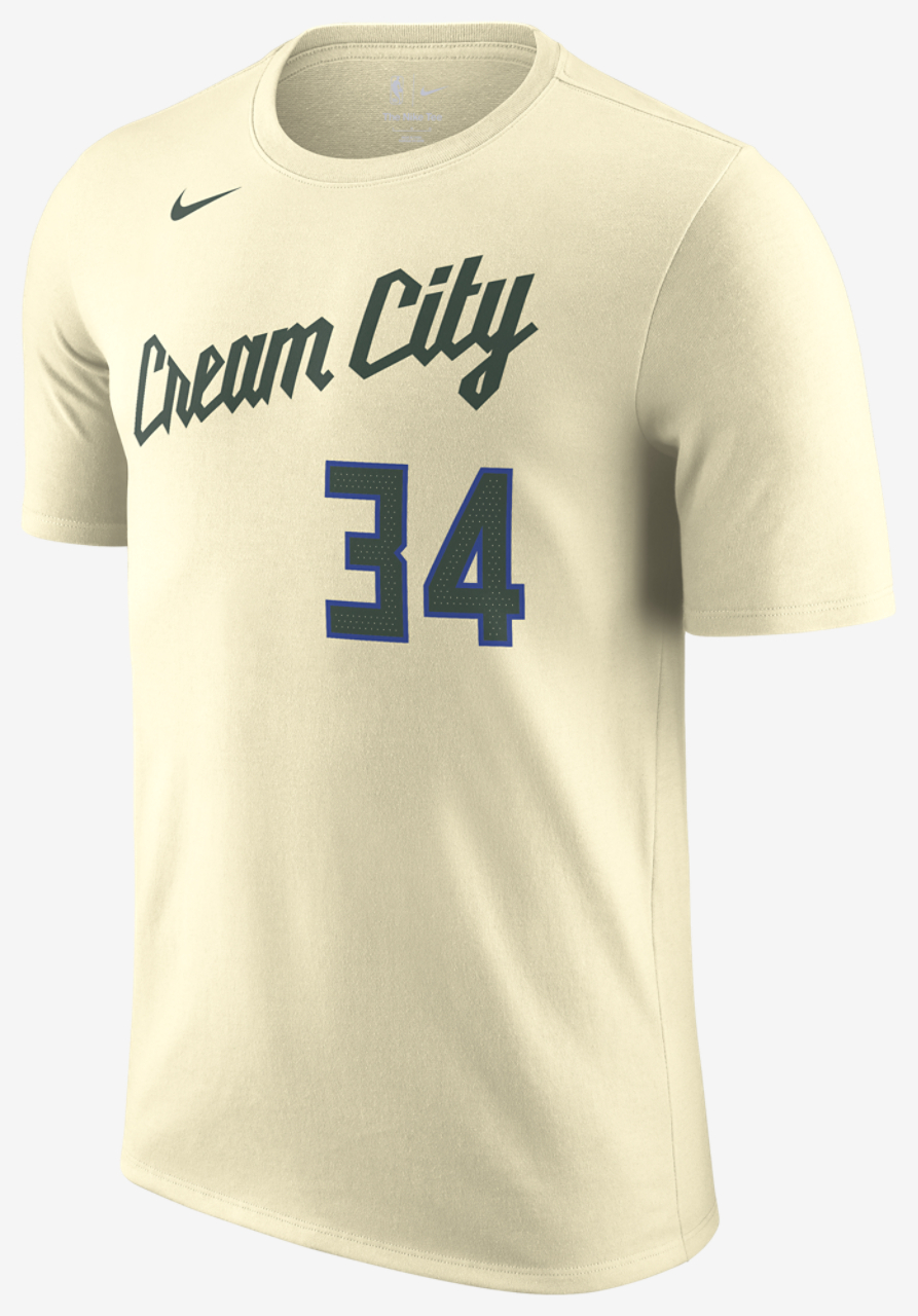 Nike Bucks Essential Statement NN T-Shirt Image 1 of 2. Tap to open photo gallery.
