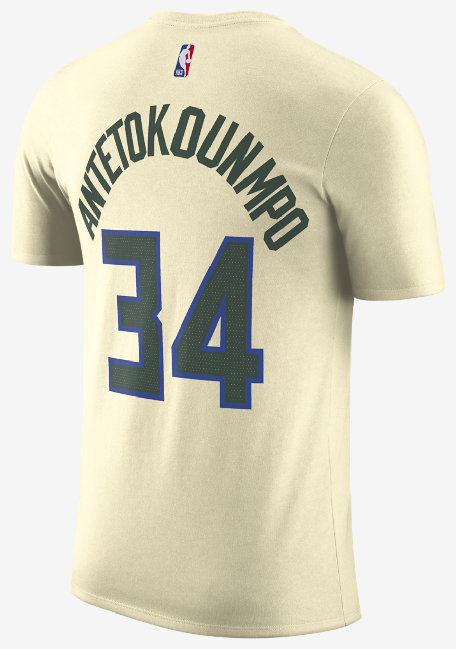 Nike Bucks Essential Statement NN T-Shirt Image 2 of 2. Tap to open photo gallery.