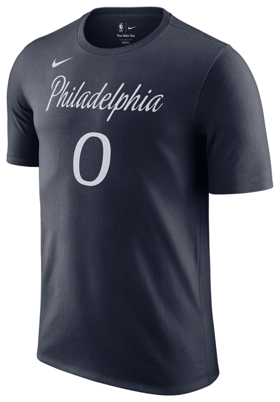 Nike 76ers Essential Statement NN T-Shirt Image 1 of 2. Tap to open photo gallery.