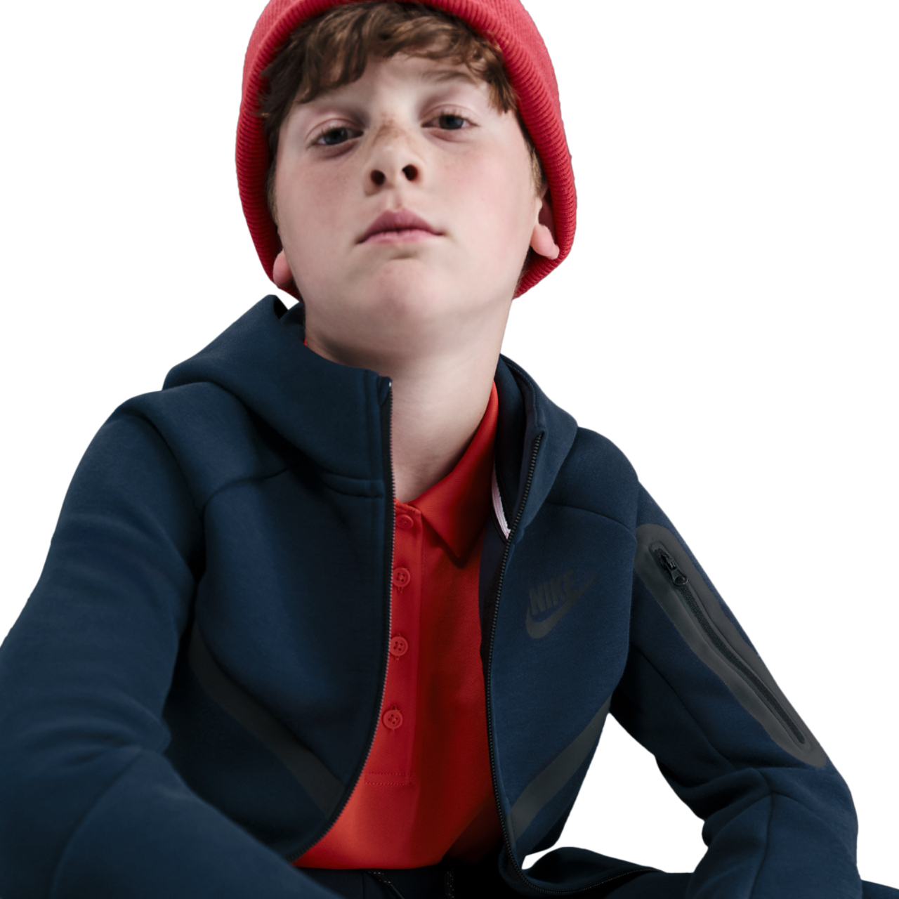 Nike Tech Fleece Full-Zip Image 3 of 3. Tap to open photo gallery.