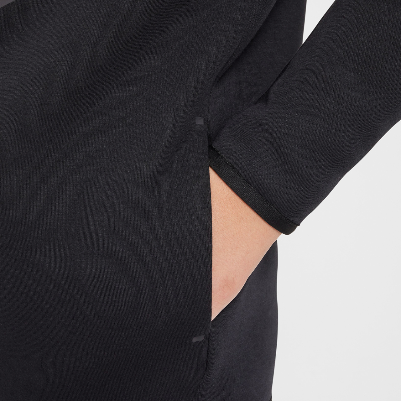 Nike NSW Tech Fleece Full-Zip Extended Sizes Image 5 of 5. Tap to open photo gallery.