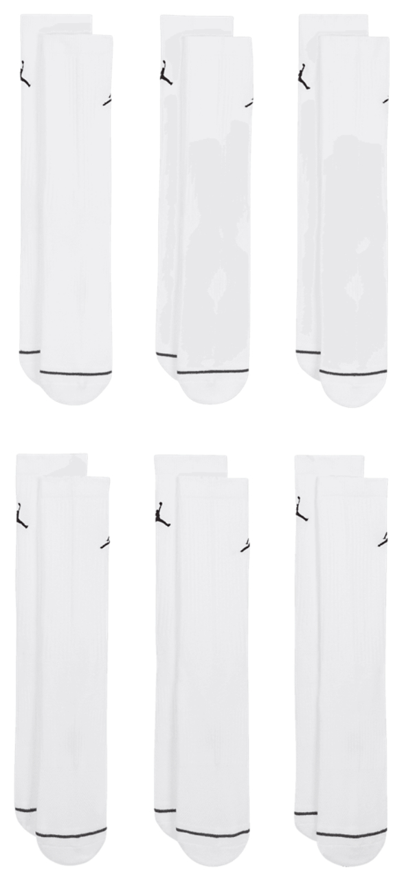 Jordan Cushion Ply Crew Sock 6 Pack Image 2 of 4. Tap to open photo gallery.
