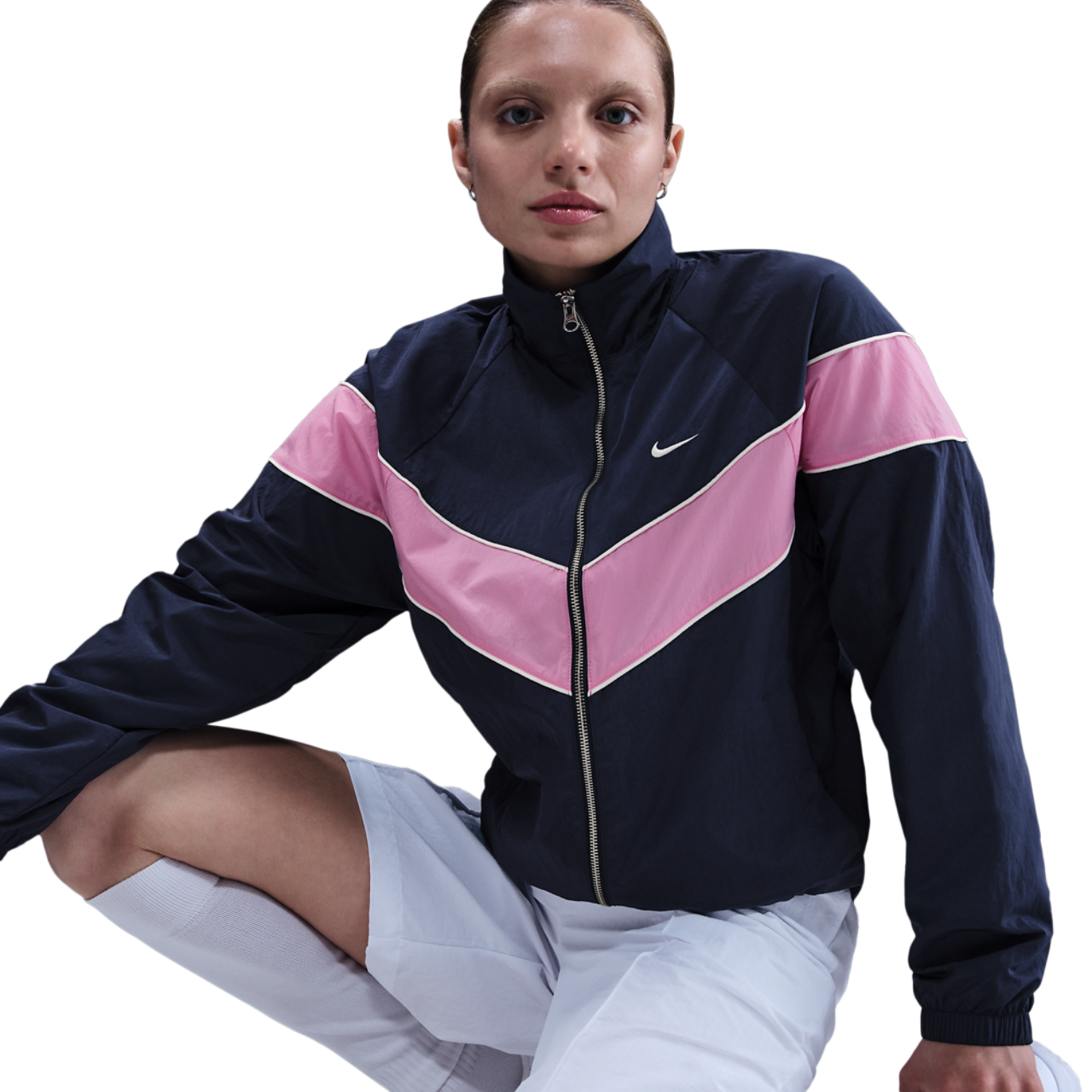 Nike Windrunner Woven Full-Zip Jacket Image 4 of 4. Tap to open photo gallery.