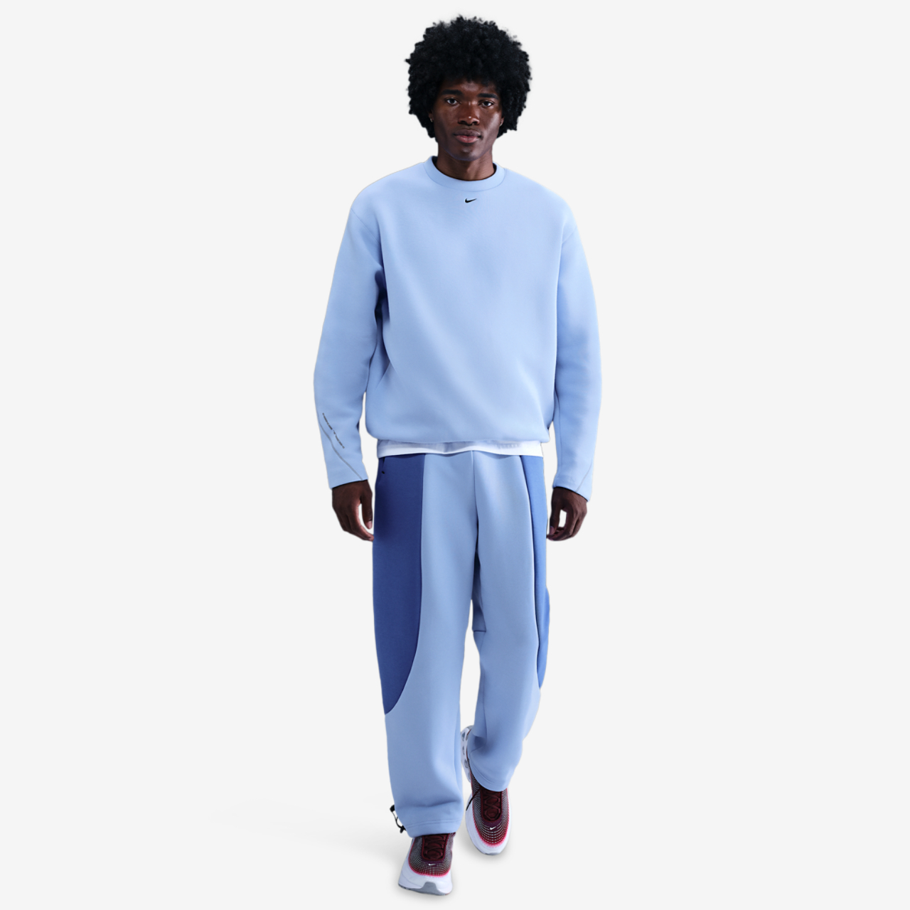 Nike Tech Fleece Crew Image 3 of 4. Tap to open photo gallery.