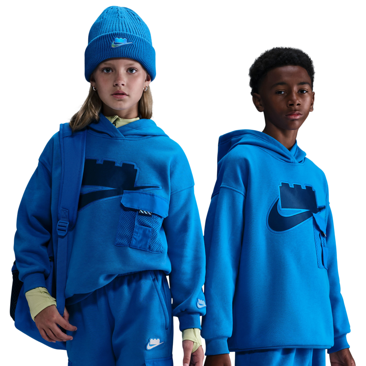 Nike NSW  LEGO Club Fleece Pullover Hoodie Image 1 of 3. Tap to open photo gallery.