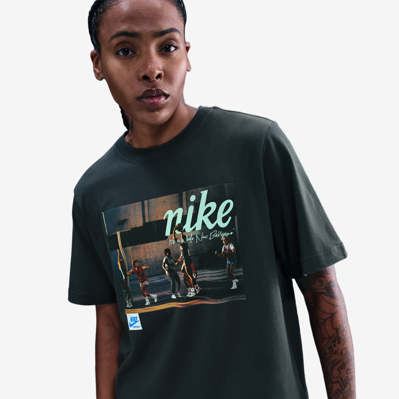 Nike BB Photo T-Shirt Image 1 of 4. Tap to open photo gallery.