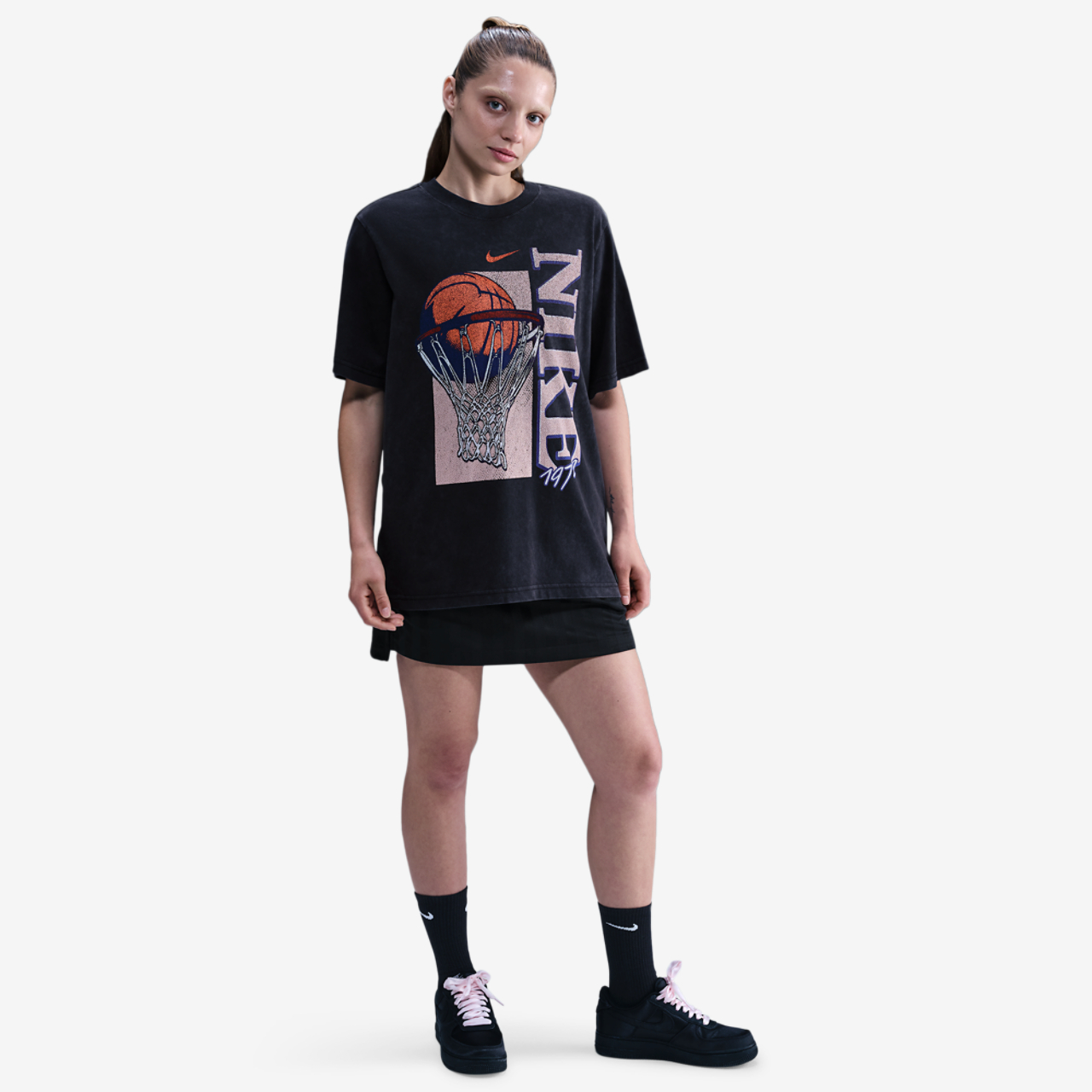 Nike Vintage Lockup BB Tee Image 3 of 4. Tap to open photo gallery.