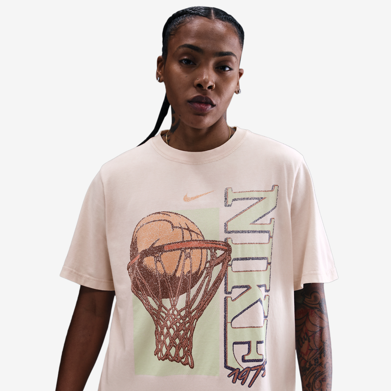Nike Vintage Lockup BB Tee Image 1 of 4. Tap to open photo gallery.