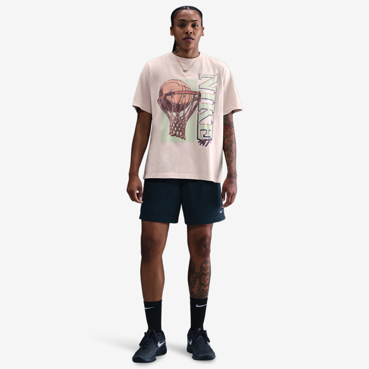 Nike Vintage Lockup BB Tee Image 3 of 4. Tap to open photo gallery.