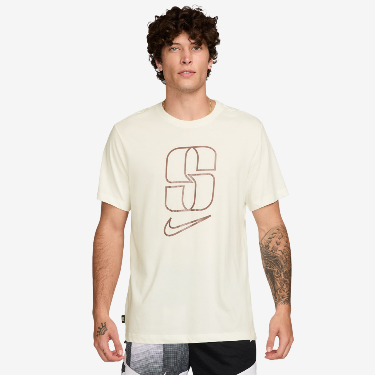 Nike Dri-FIT Sabrina Short Sleeved T-Shirt Image 1 of 3. Tap to open photo gallery.