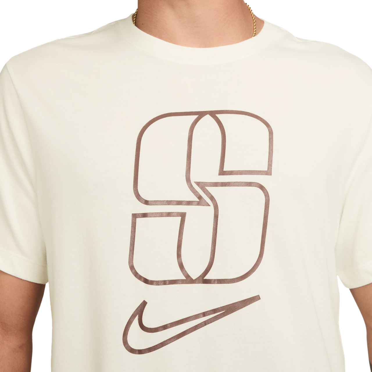 Nike Dri-FIT Sabrina Short Sleeved T-Shirt Image 3 of 3. Tap to open photo gallery.