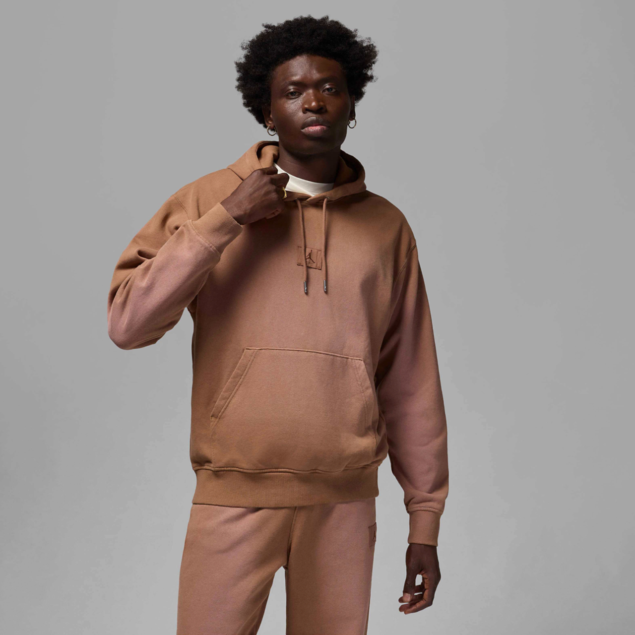 Jordan Flight Wash Fleece Pullover Image 1 of 3. Tap to open photo gallery.
