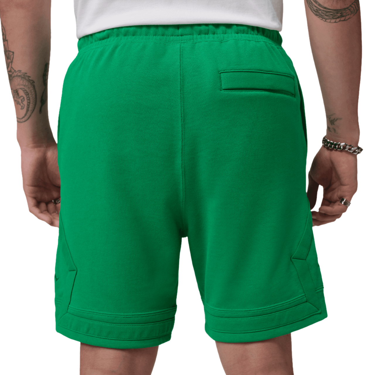 Jordan Flight Fleece Diamond Shorts Image 2 of 7. Tap to open photo gallery.