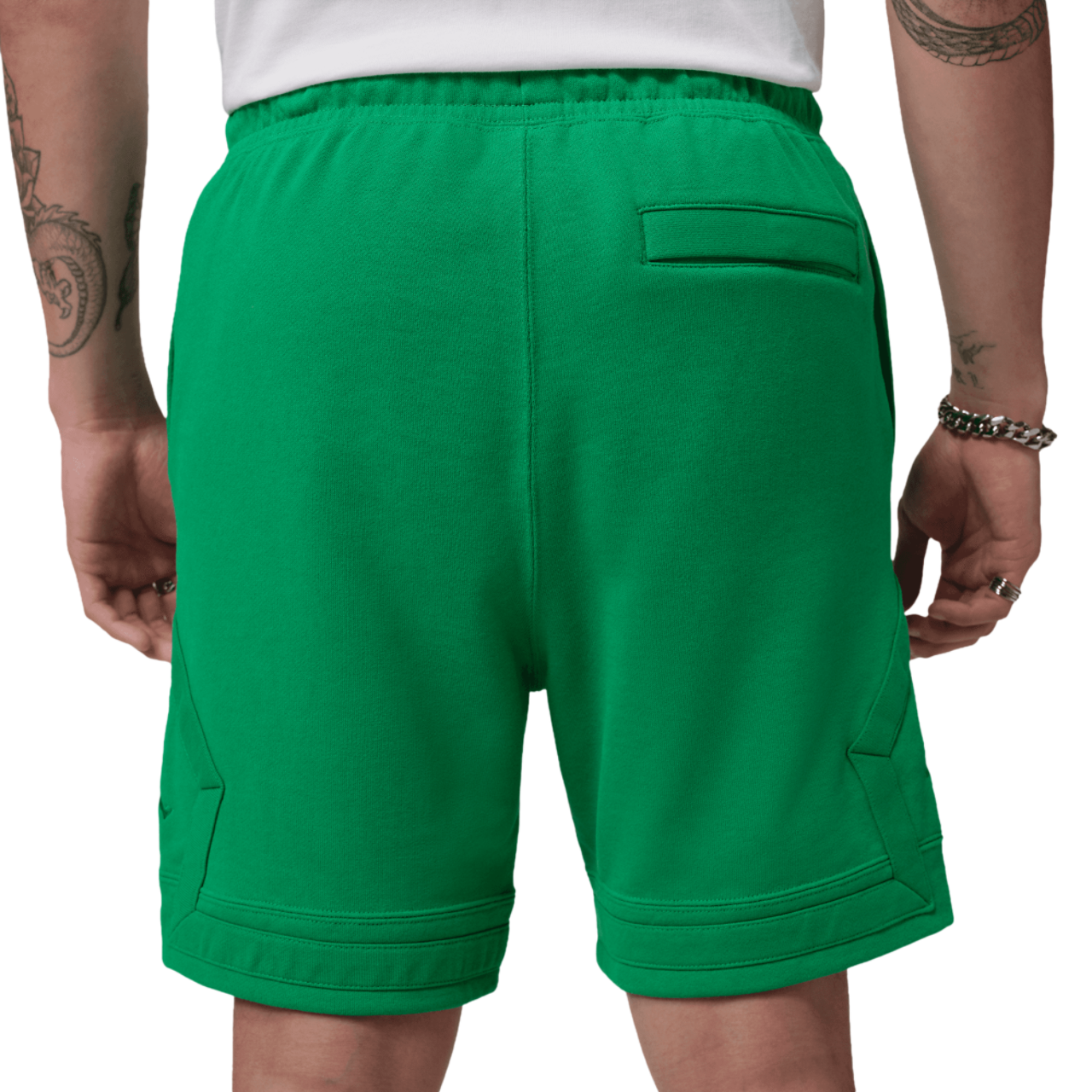 Jordan Flight Fleece Diamond Shorts Image 2 of 7. Tap to open photo gallery.