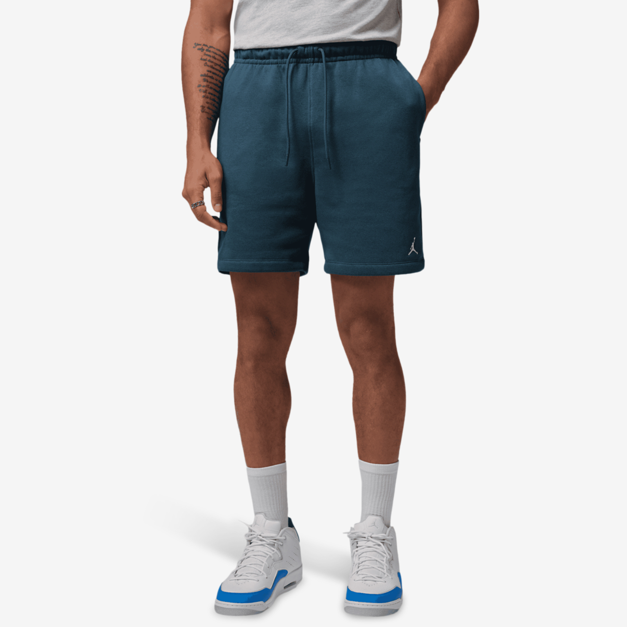Jordan Brooklyn Fleece Shorts Image 6 of 7. Tap to open photo gallery.