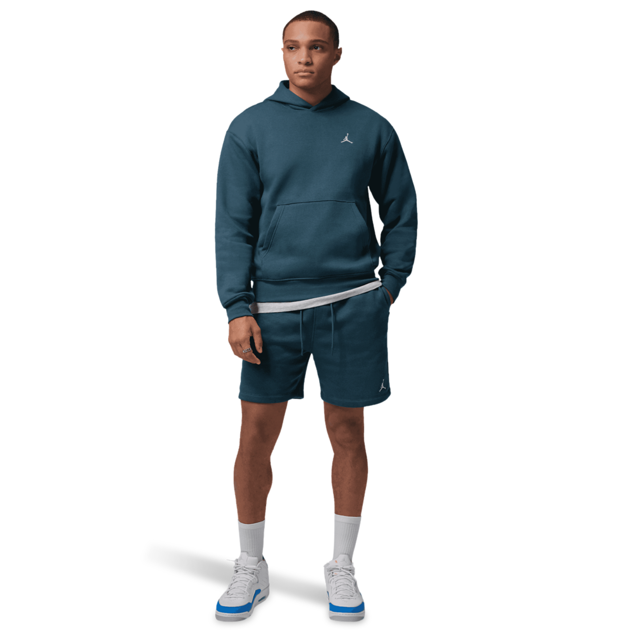Jordan Brooklyn Fleece Shorts Image 7 of 7. Tap to open photo gallery.