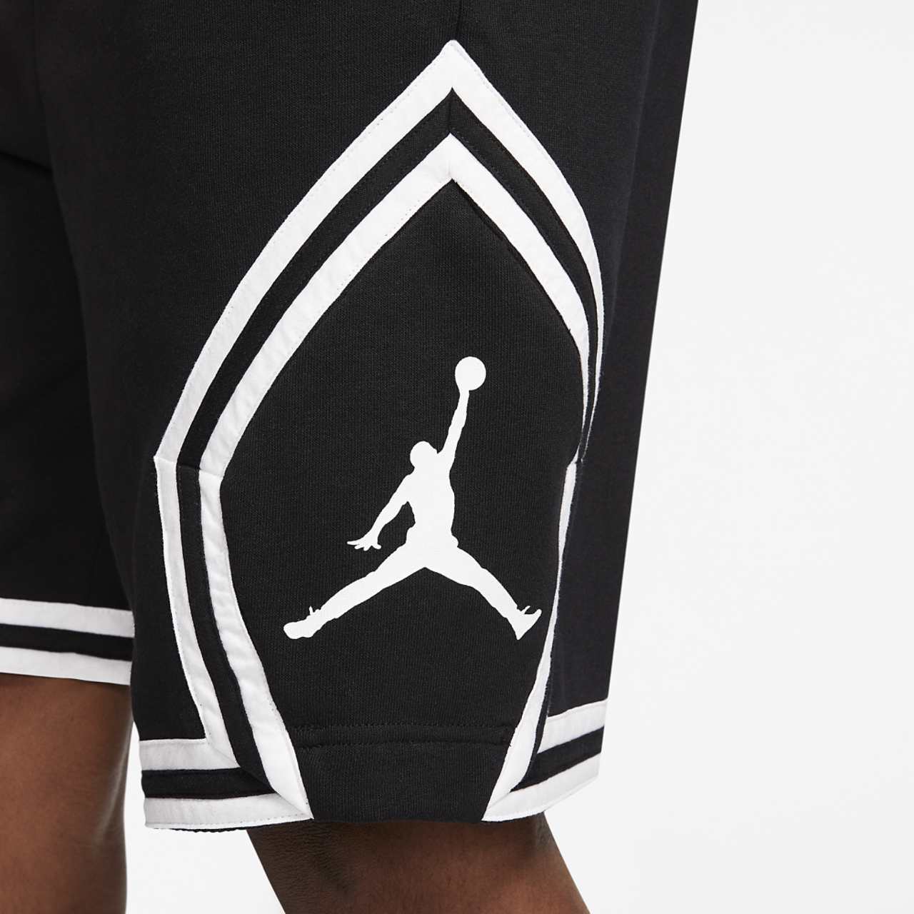 Jordan Jumpman Fleece Diamond Shorts Image 6 of 8. Tap to open photo gallery.