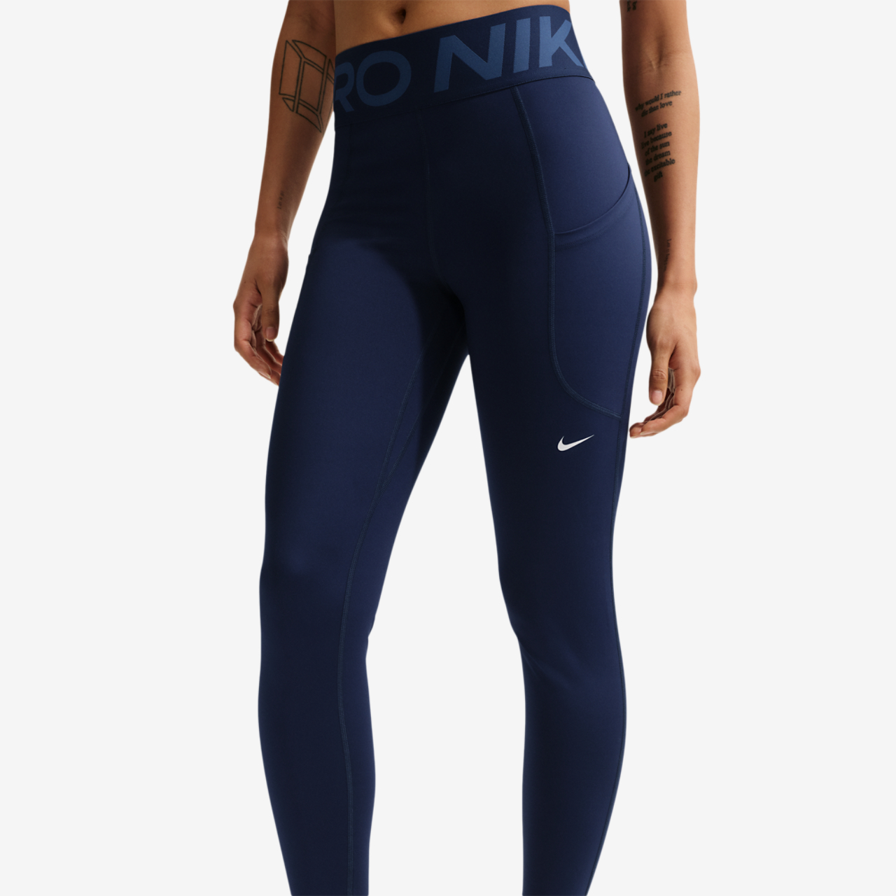 Nike Pro Dri-FIT High Rise SCLPT 7/8 Tights Image 3 of 7. Tap to open photo gallery.