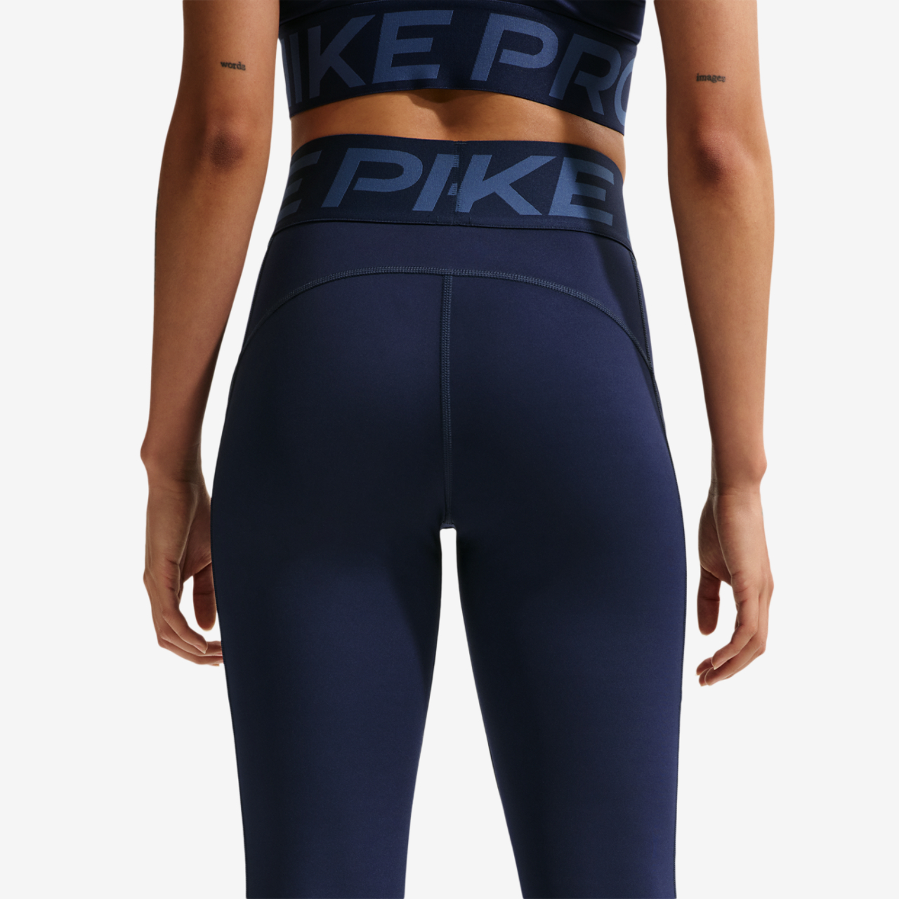 Nike Pro Dri-FIT High Rise SCLPT 7/8 Tights Image 4 of 7. Tap to open photo gallery.